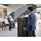 Adiroffice Wood Mobile Presentation Podium Lectern Stand with Shelves in Black ADI661-07-BLK-MK - alternate 5